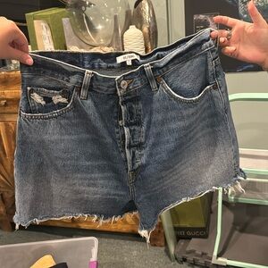 Denim cutoffs